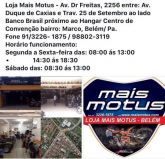 Loja MAIS MOTUS - Belém/ Pa