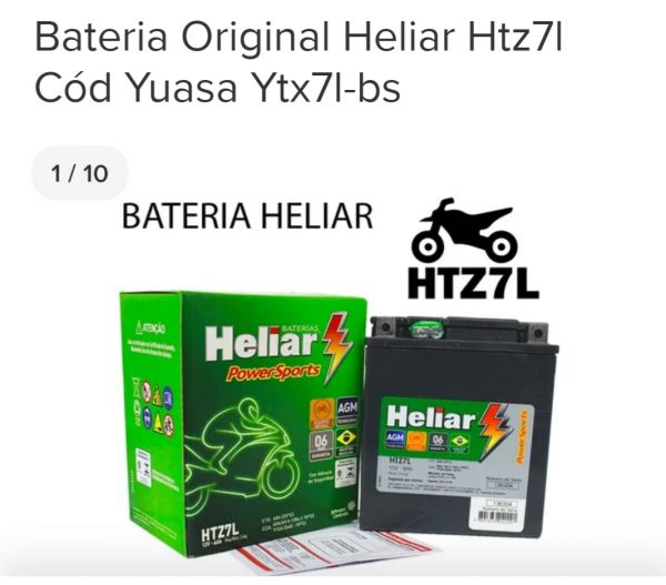 Bateria HTZ 7